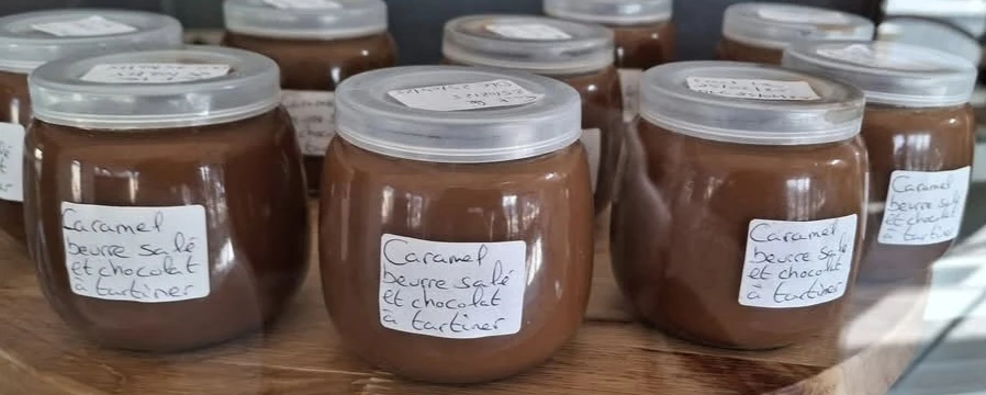 POT CARAMEL CHOCOLAT A TARTINER